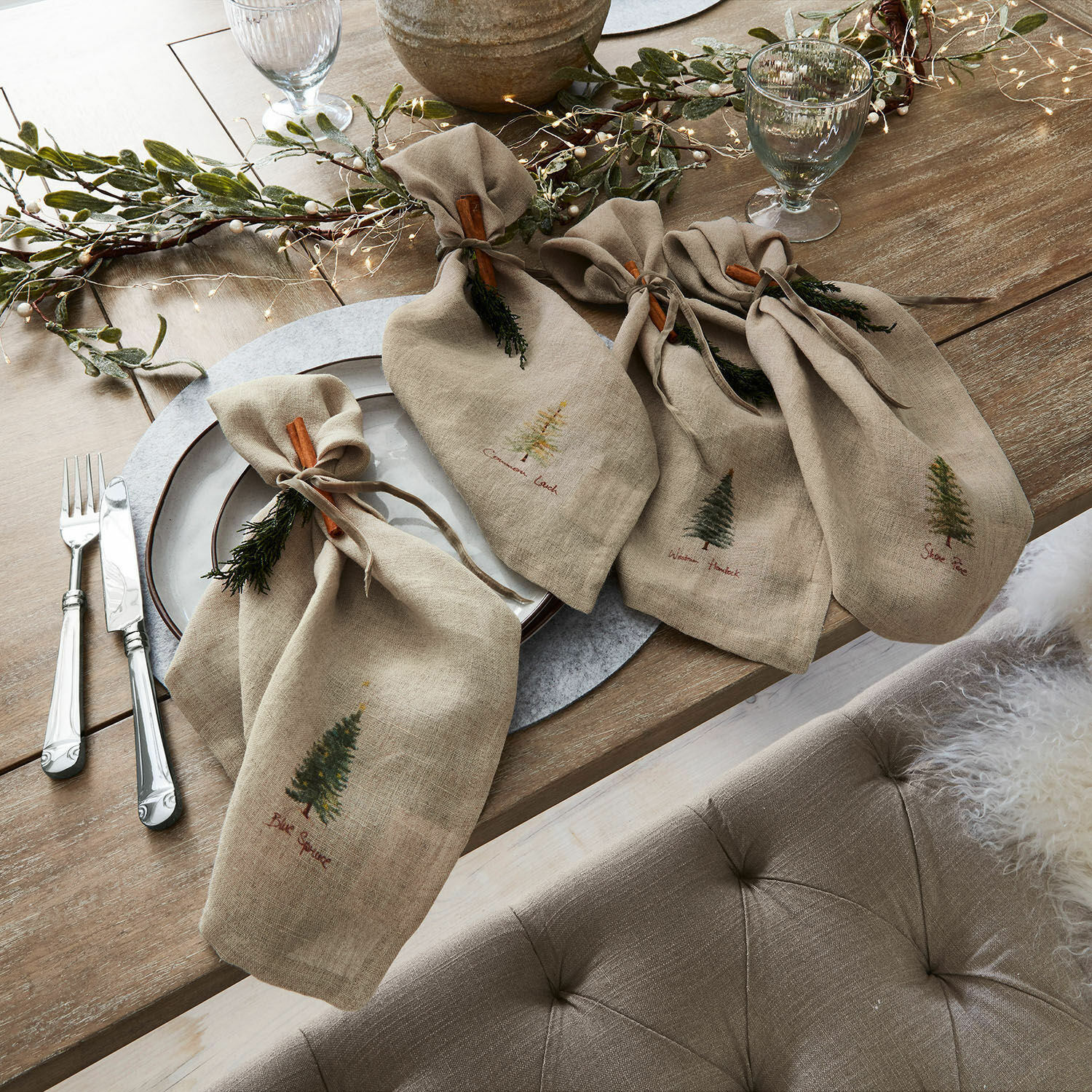 Lot de 4 serviettes Jarrier