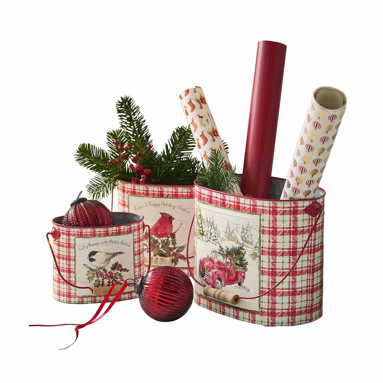 Lot de 3 cache-pots Fuzzy