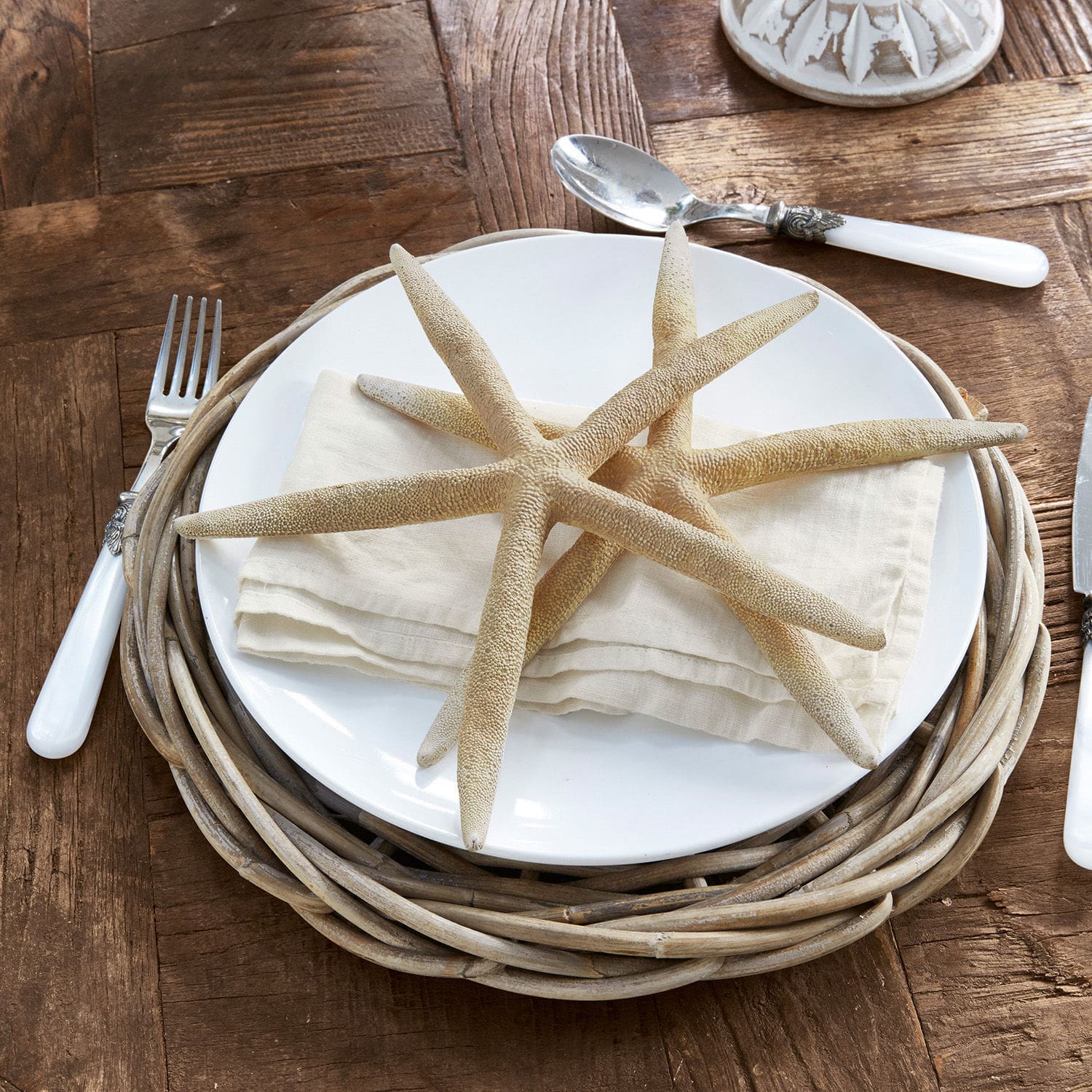 Lot de 2 étoiles de mer décoratives Divna