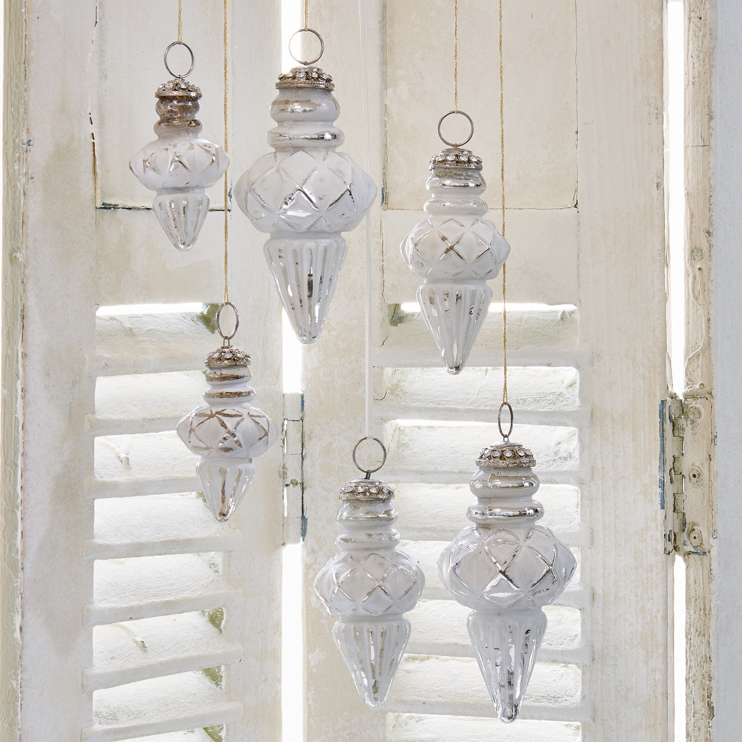 Lot de 6 décorations de Noël Belle