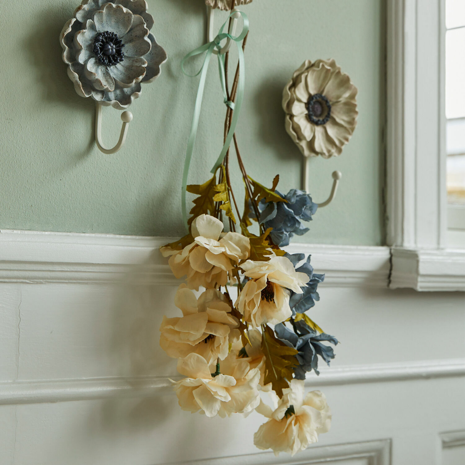 Lot de 4 fleurs décoratives Malagin