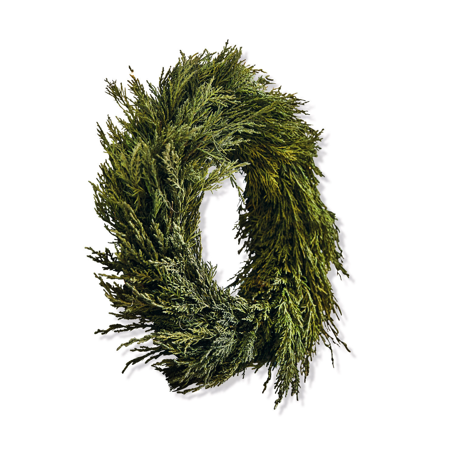 Couronne Tarbes Couronne naturelle verte en branches de conifères pour décoration intérieure et fêtes