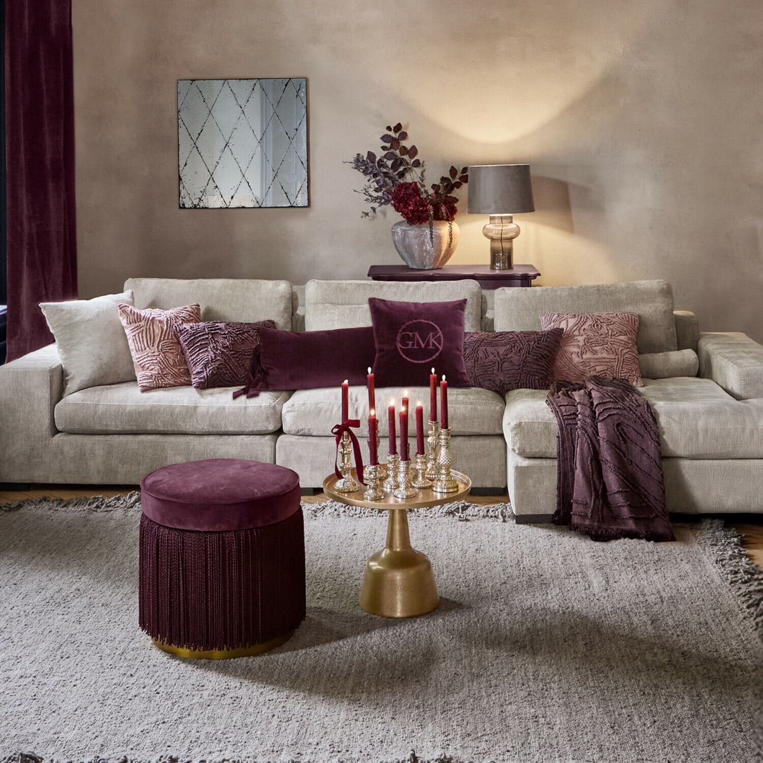 Lot de 2 housses de coussins Velrow