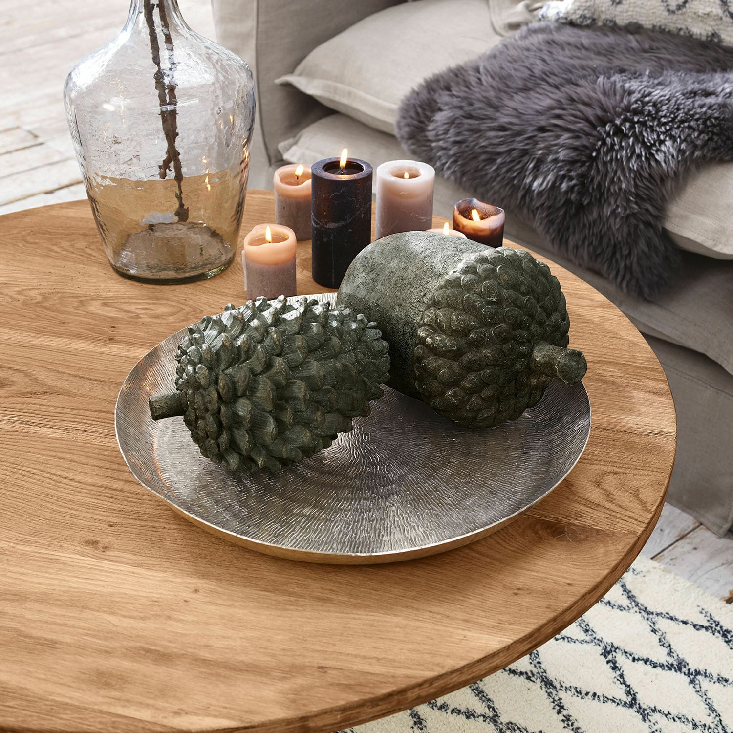 Lot de 2 décorations Hazelle