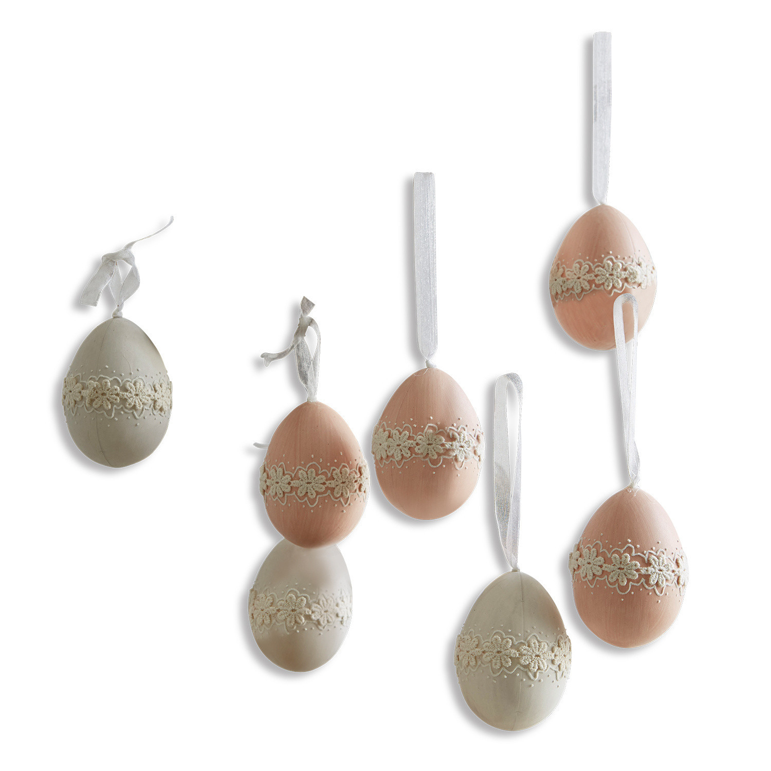 Lot de 8 œufs de Pâques Tamerson