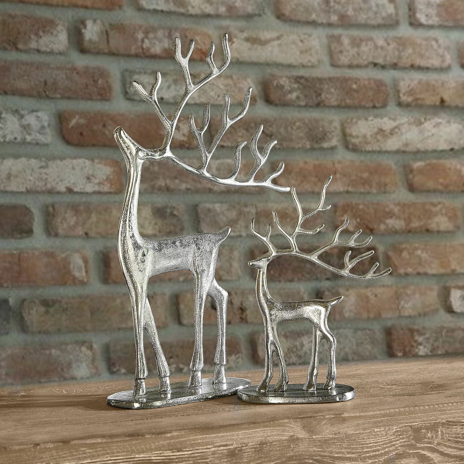 Lot de 2 rennes décoratifs Zerlay