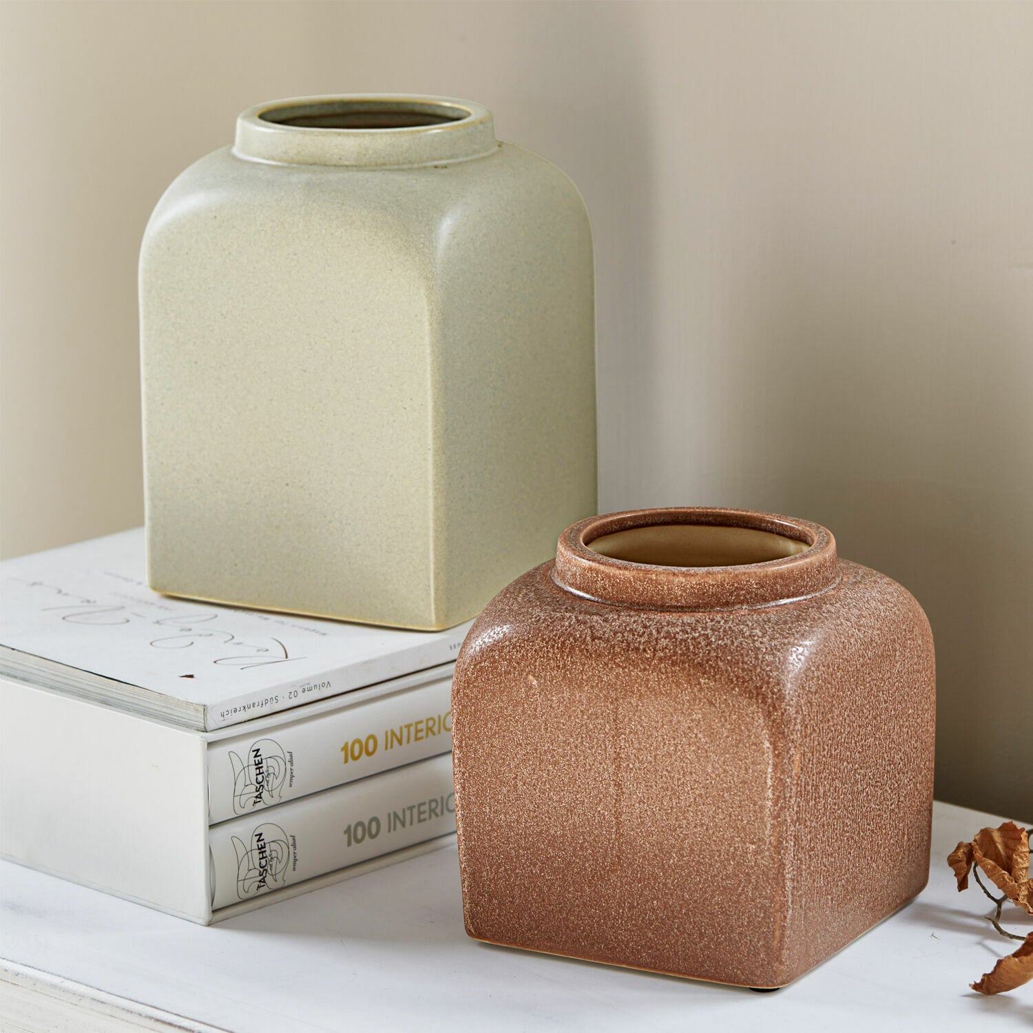 Lot de 2 vases Stainville