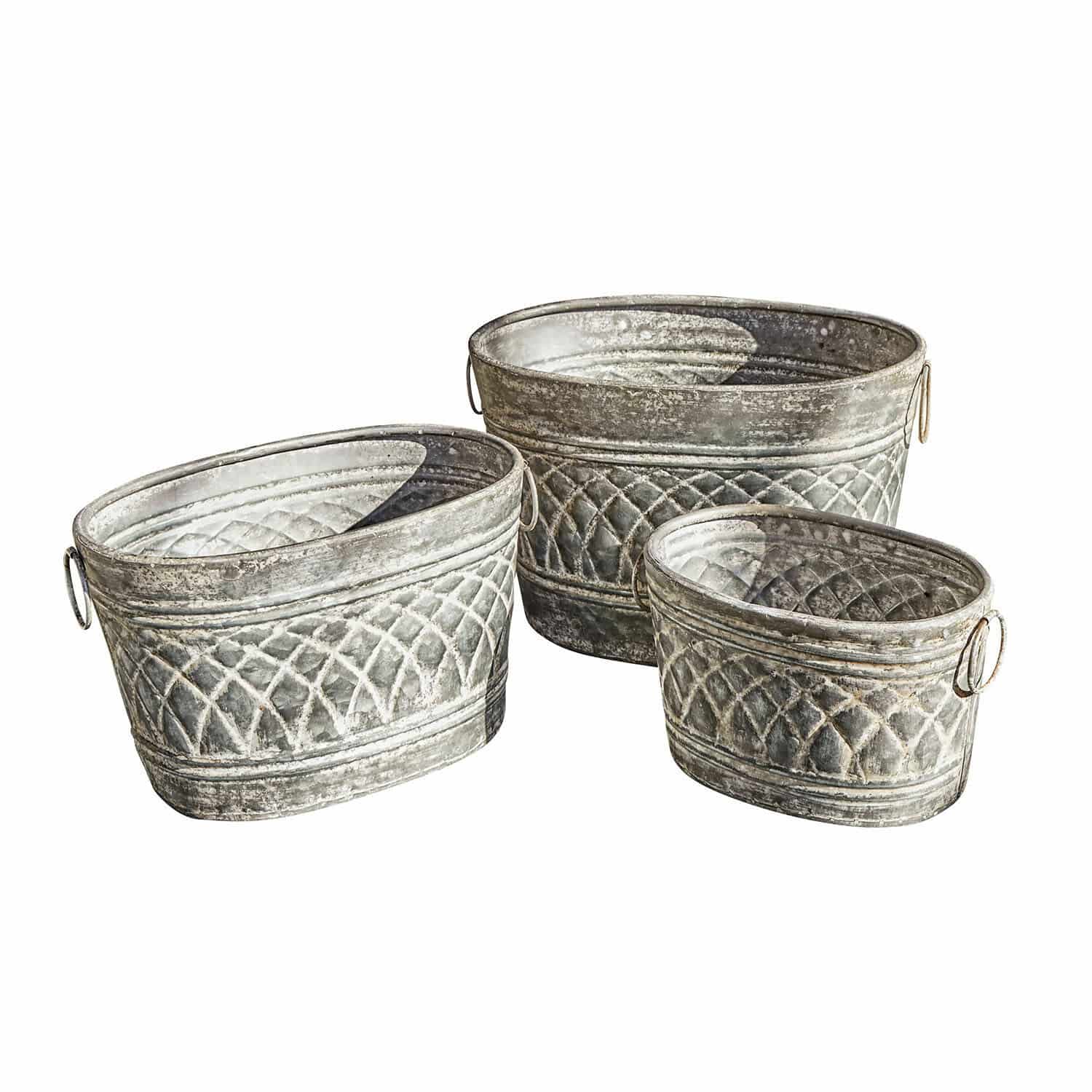 Lot de 3 cache-pots Conbeau