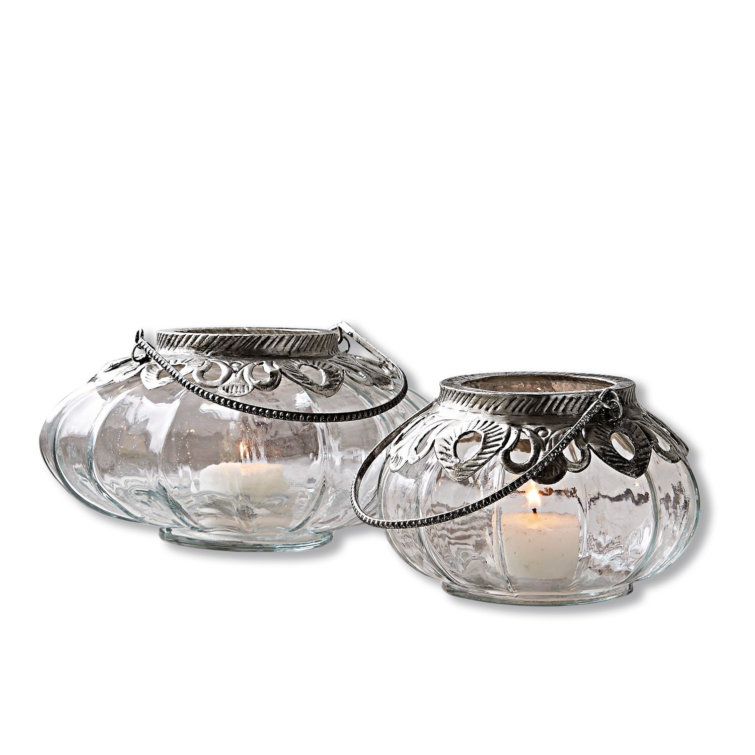 Lot de 2 photophores Leigh