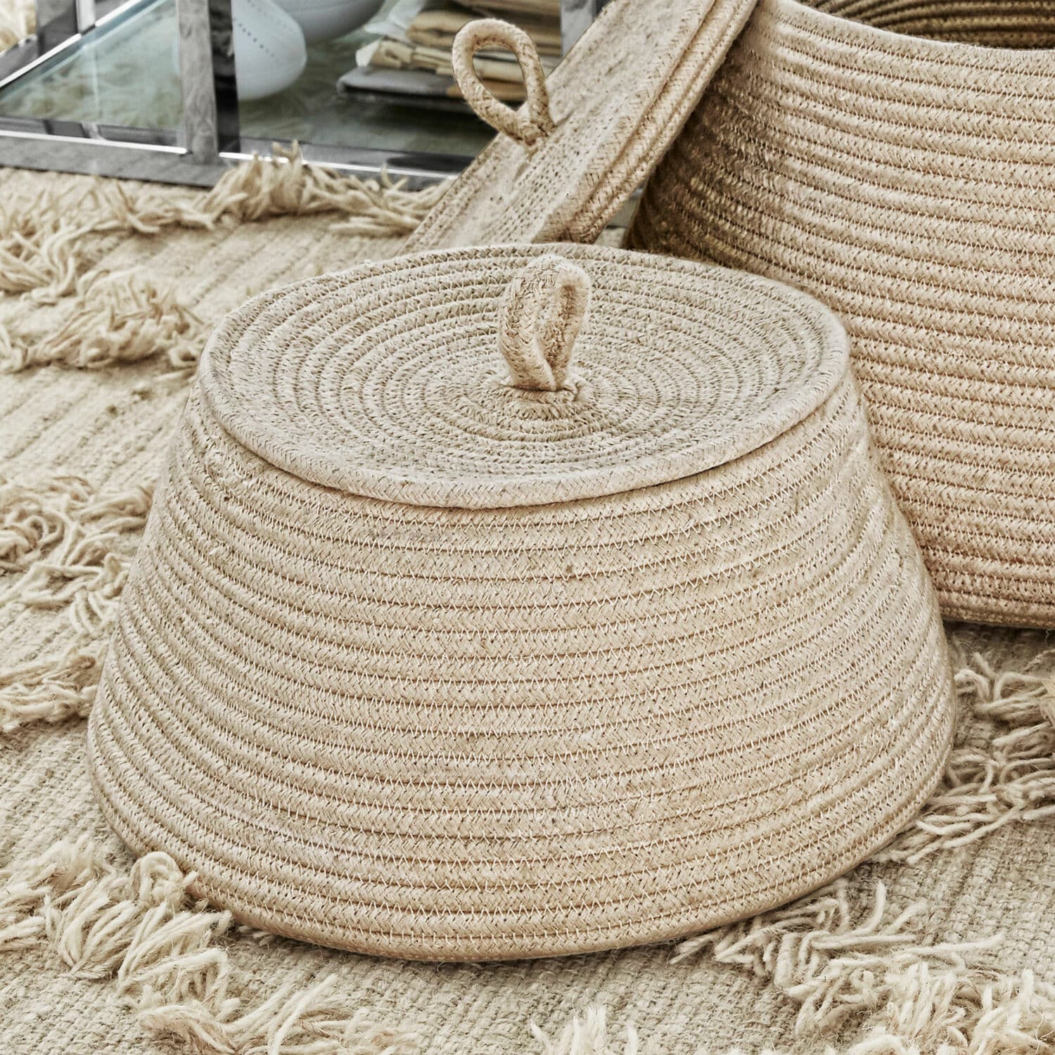 Lot de 2 paniers Riabas