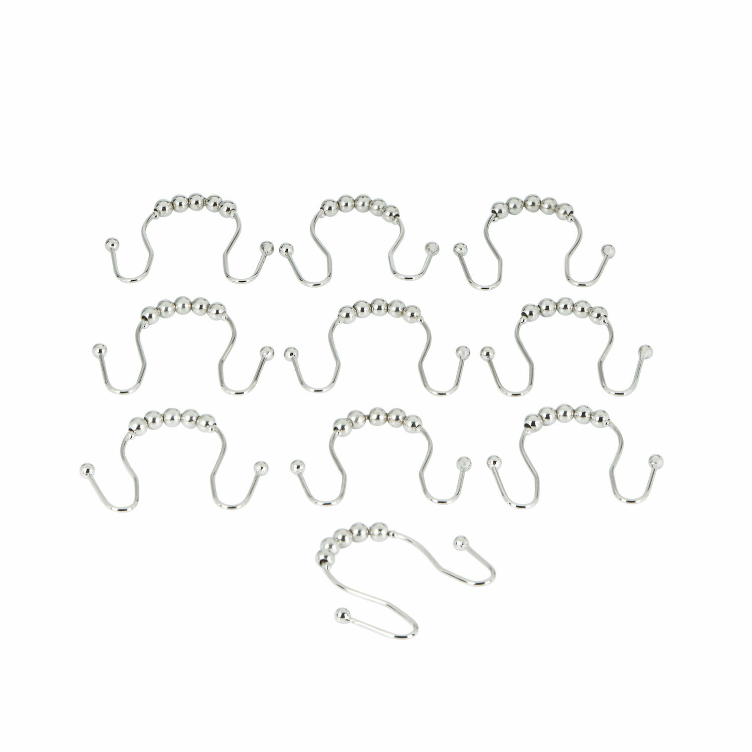 Lot de 10 anneaux pour rideaux Tarascon