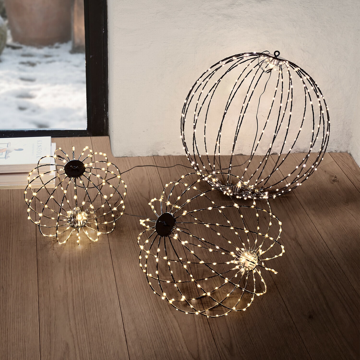 Lot de 3 boules LED Brilliante