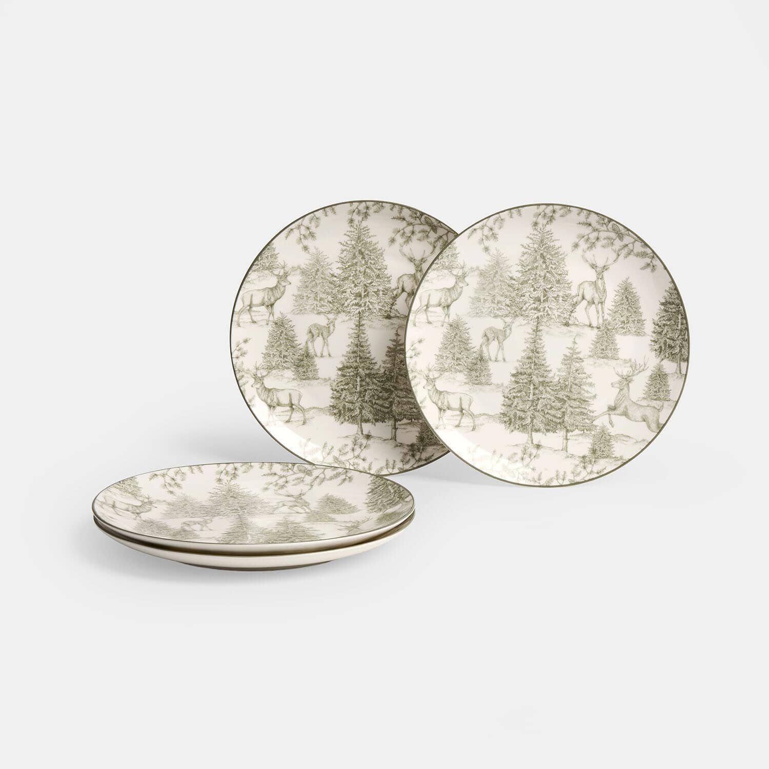Lot de 4 assiettes Flonker