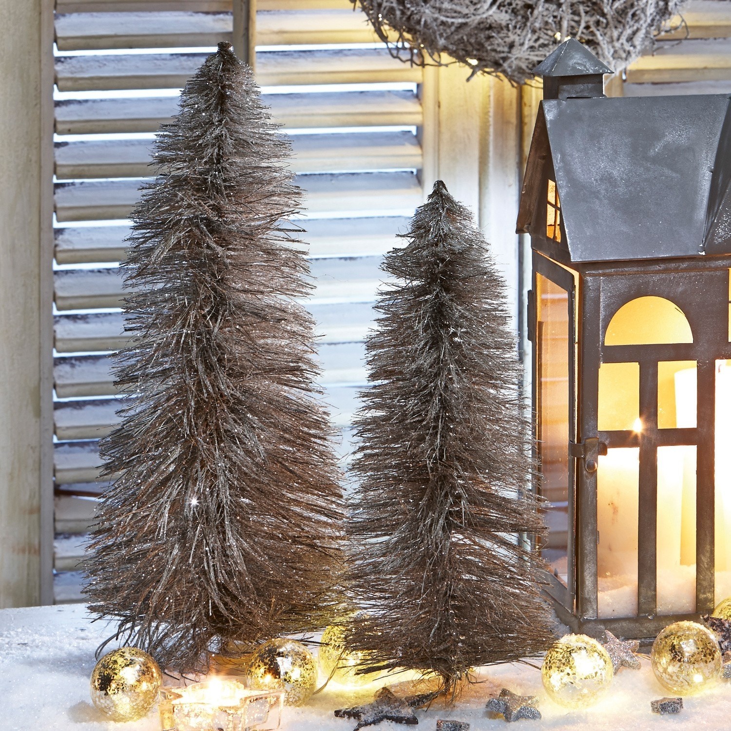 Lot de 2 décorations arbres Woodrow