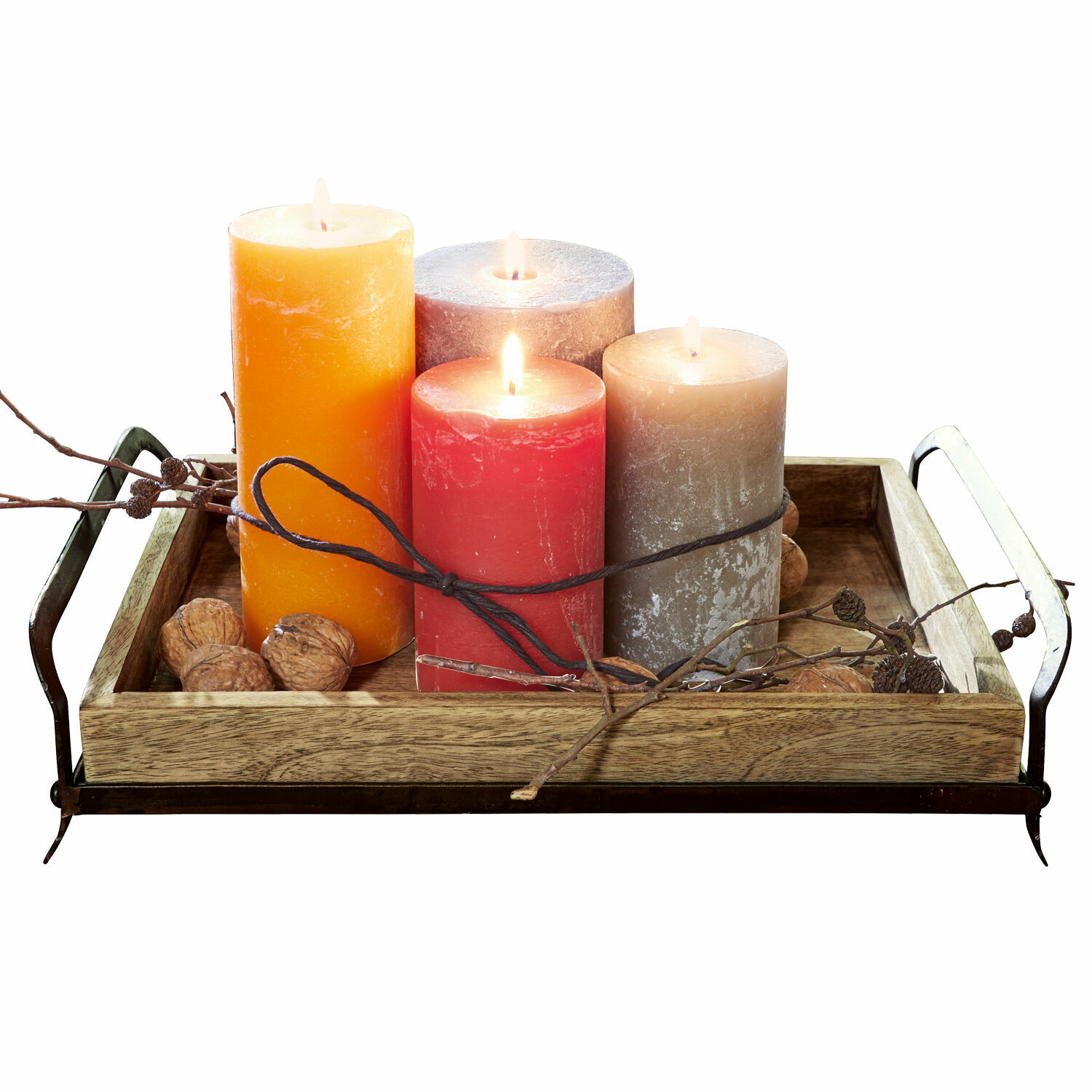Lot de 4 bougies Joliet