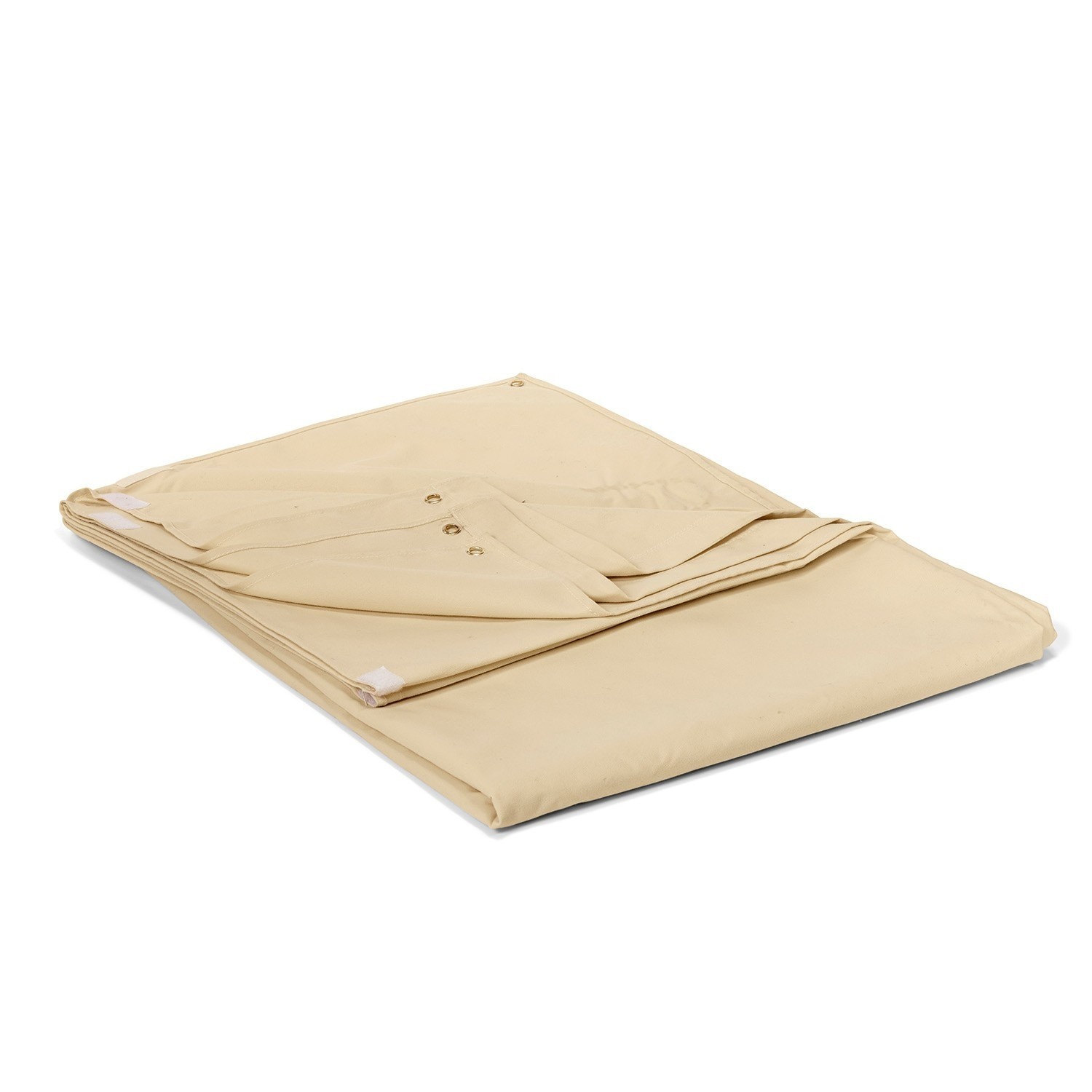 Lot de 2 pare-vent Antaria en tissu champagne résistant pour protection extérieure