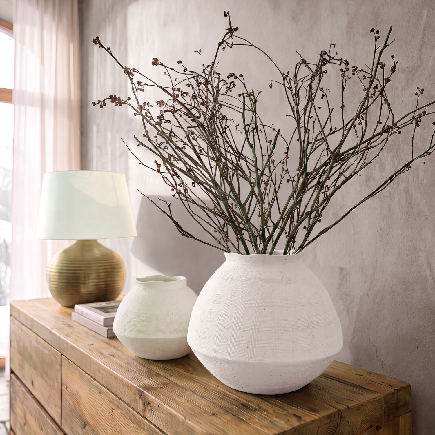 Lot de 2 vases Torovina