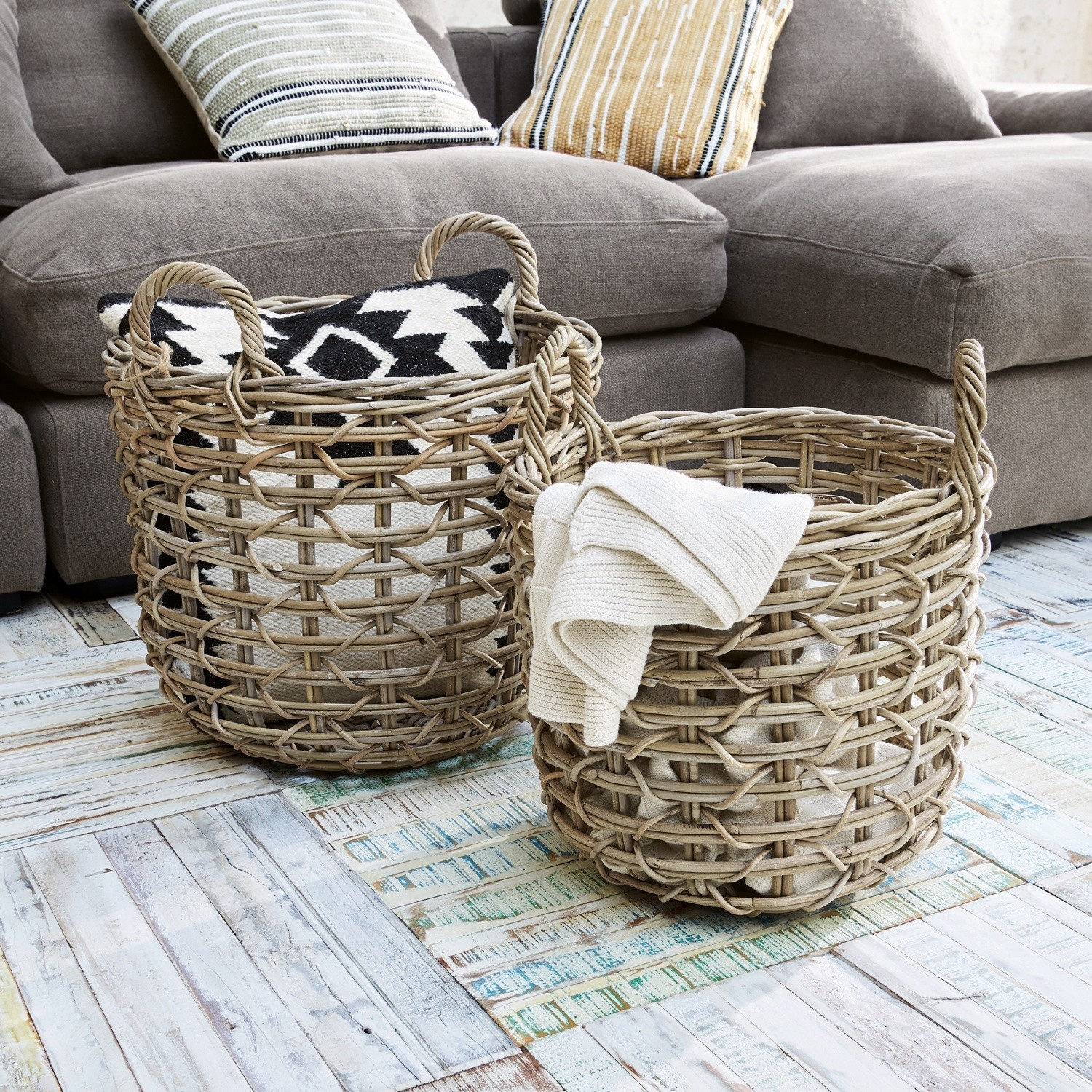 Lot de 2 paniers Jonin