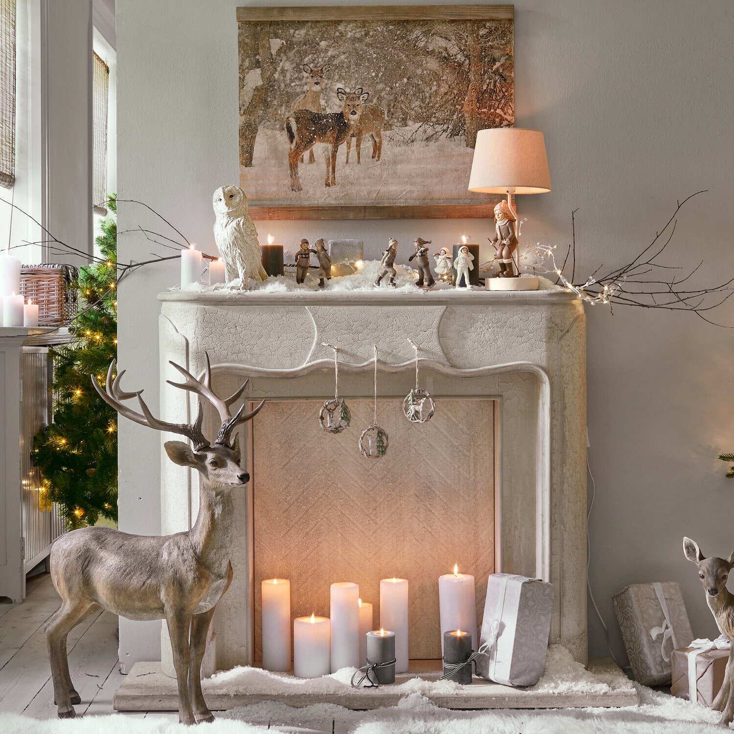 Lot de 3 décorations à suspendre Miranah