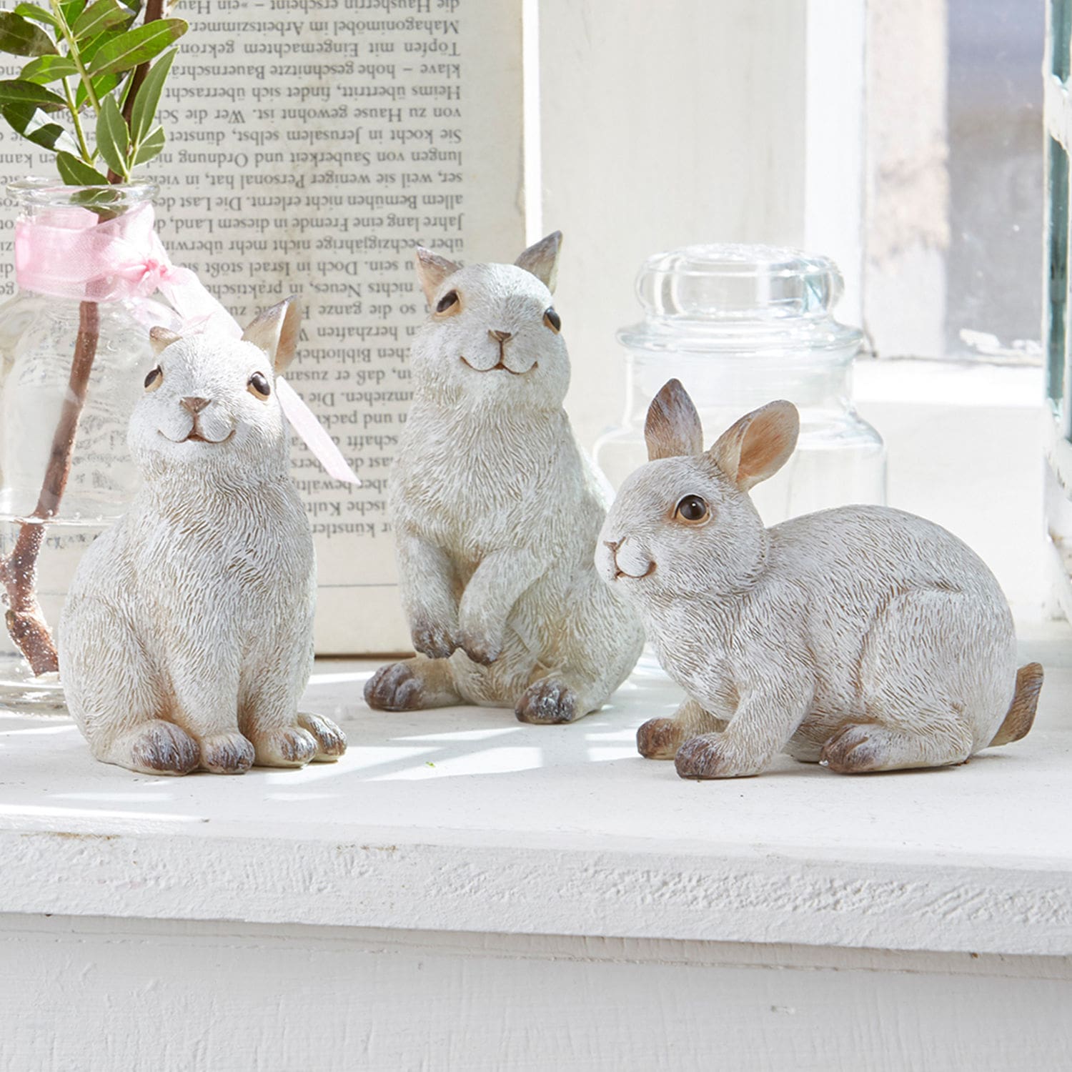 Lot de 3 lapins Anthony