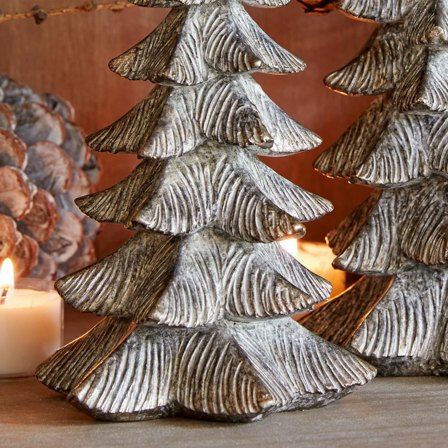 Lot de 2 sapins décoratifs Calavi