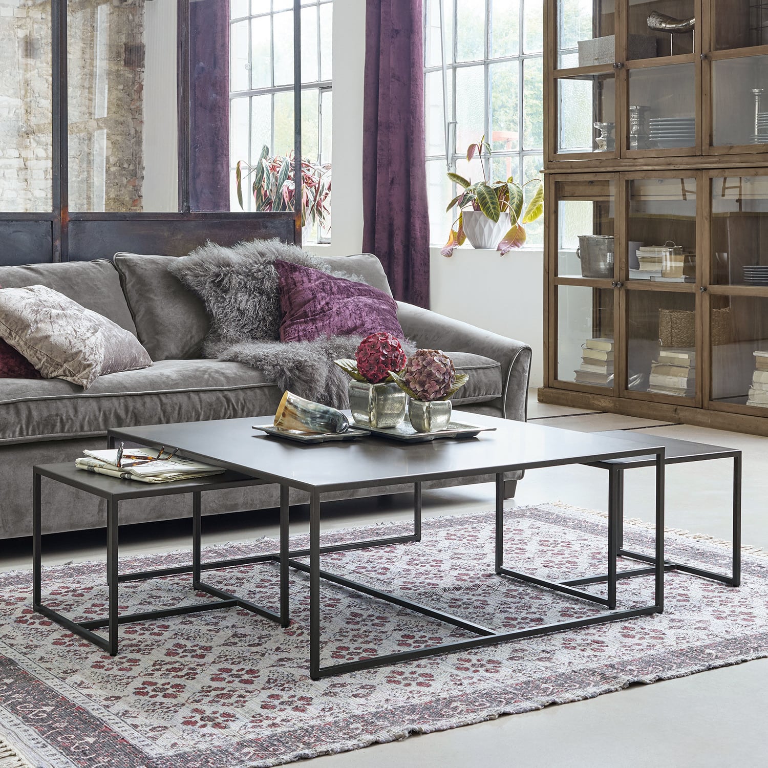 Lot de 3 tables basses Trinitas