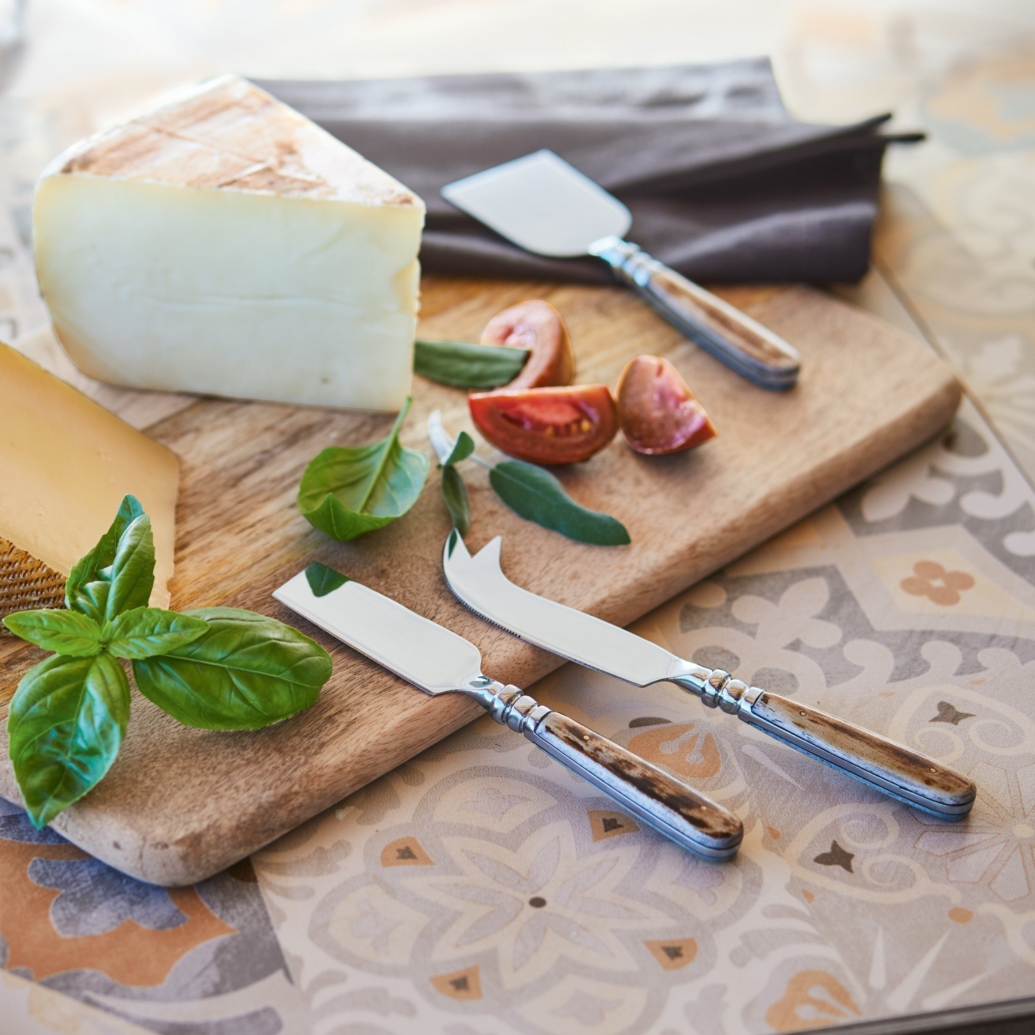 Lot de 3 couverts à fromage Prasville