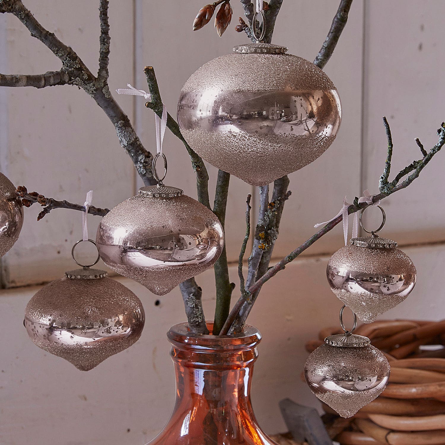 Lot de 6 boules de Noël Caily