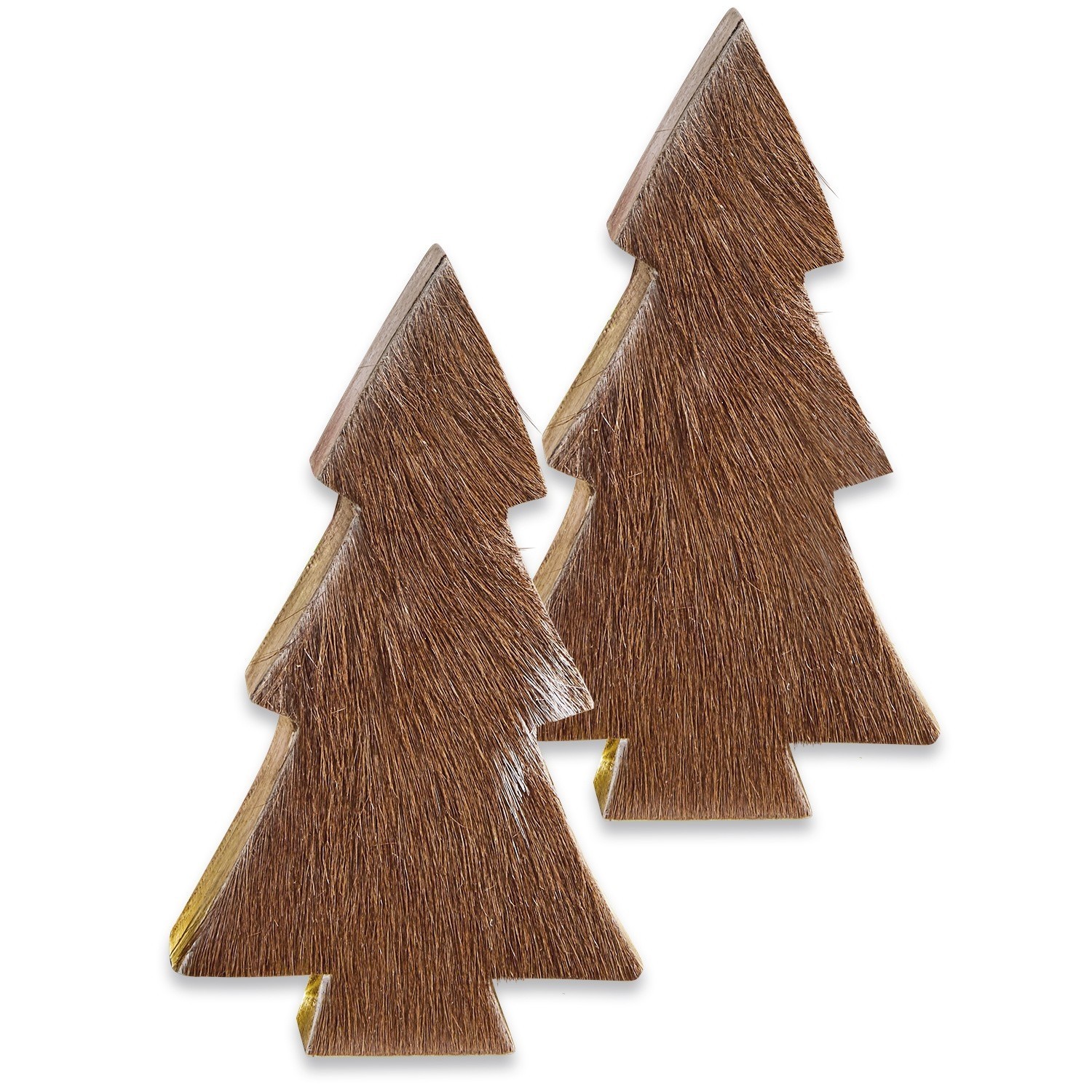 Lot de 2 décorations arbres Rosnay