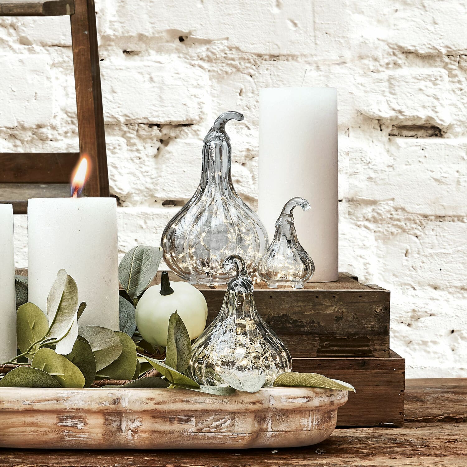 Lot de 3 courges Lacey