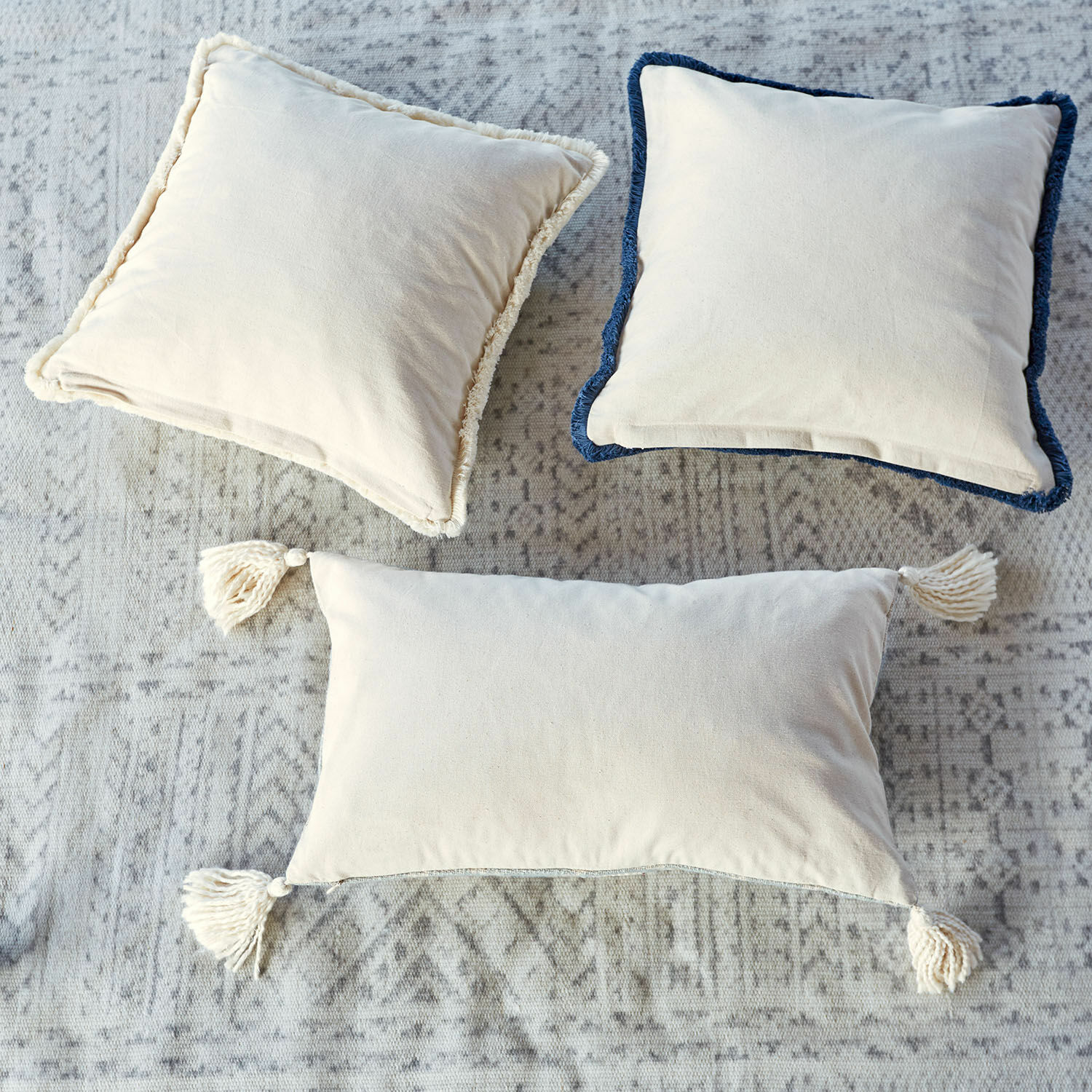 Lot de 3 housses de coussins Calerand