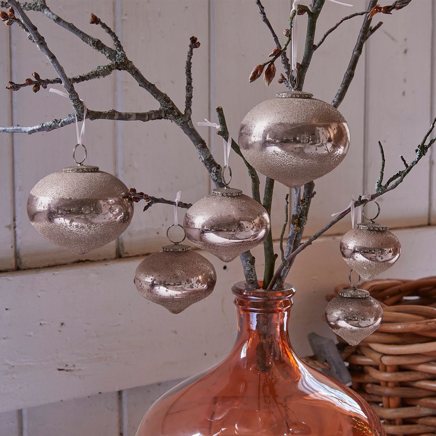 Lot de 6 boules de Noël Caily