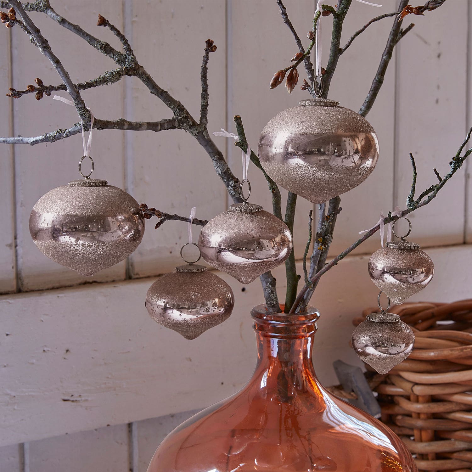 Lot de 6 boules de Noël Caily
