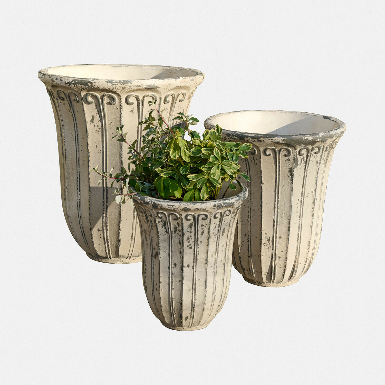 Lot de 3 cache-pots Méravon