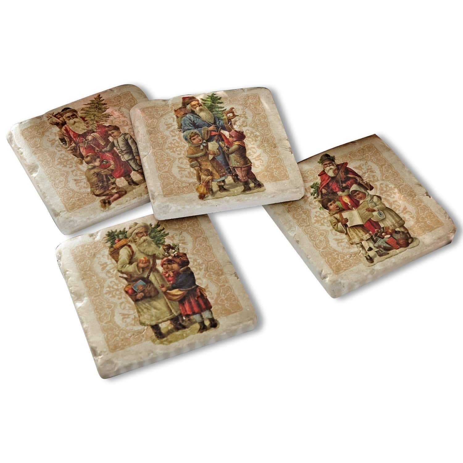 Lot de 4 dessous de verres Cantois