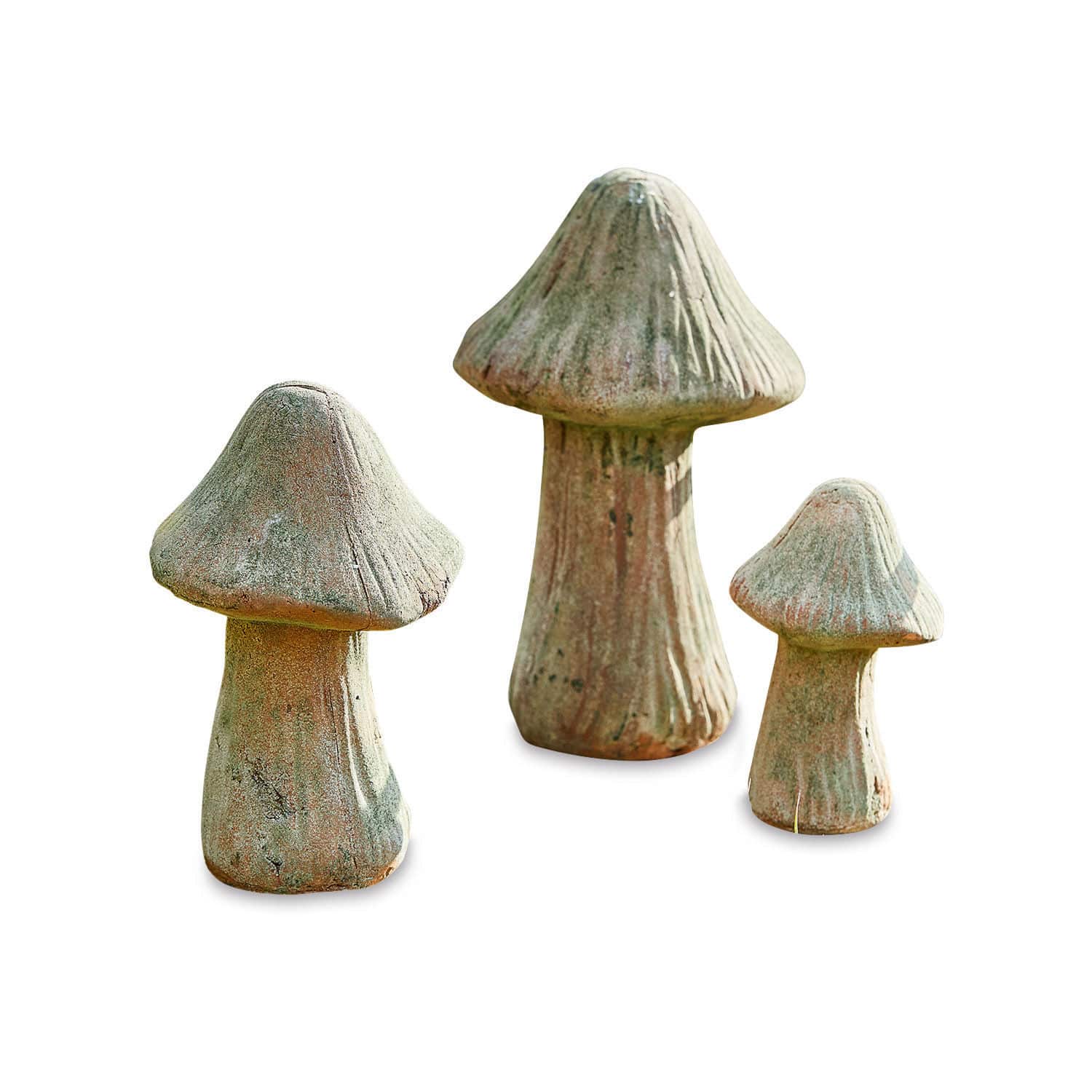 Lot de 3 champignons décoratifs Hardin