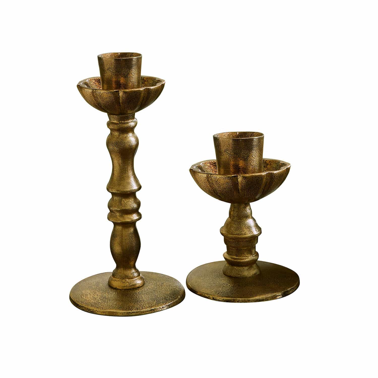 Lot de 2 bougeoirs Zalethar