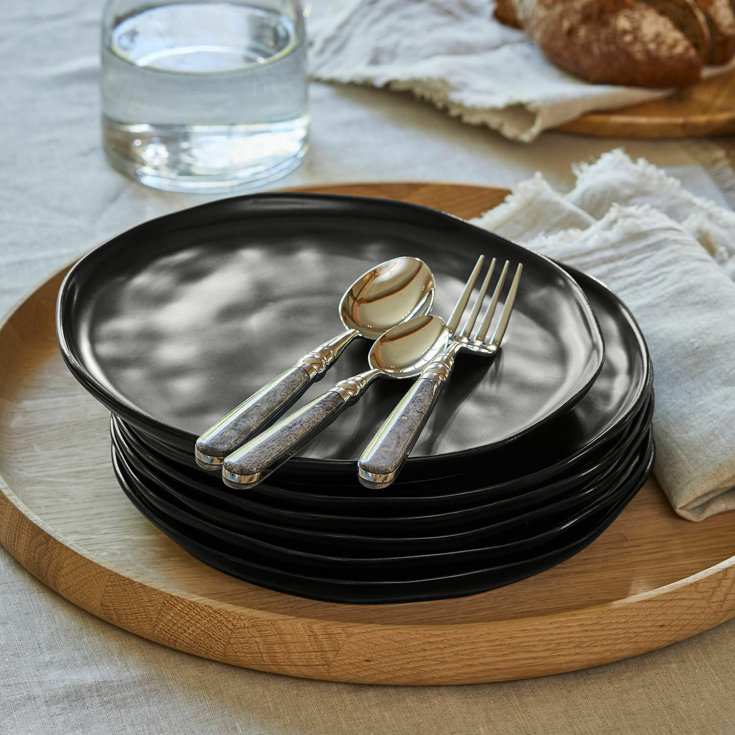 Lot de 6 assiettes Biarré