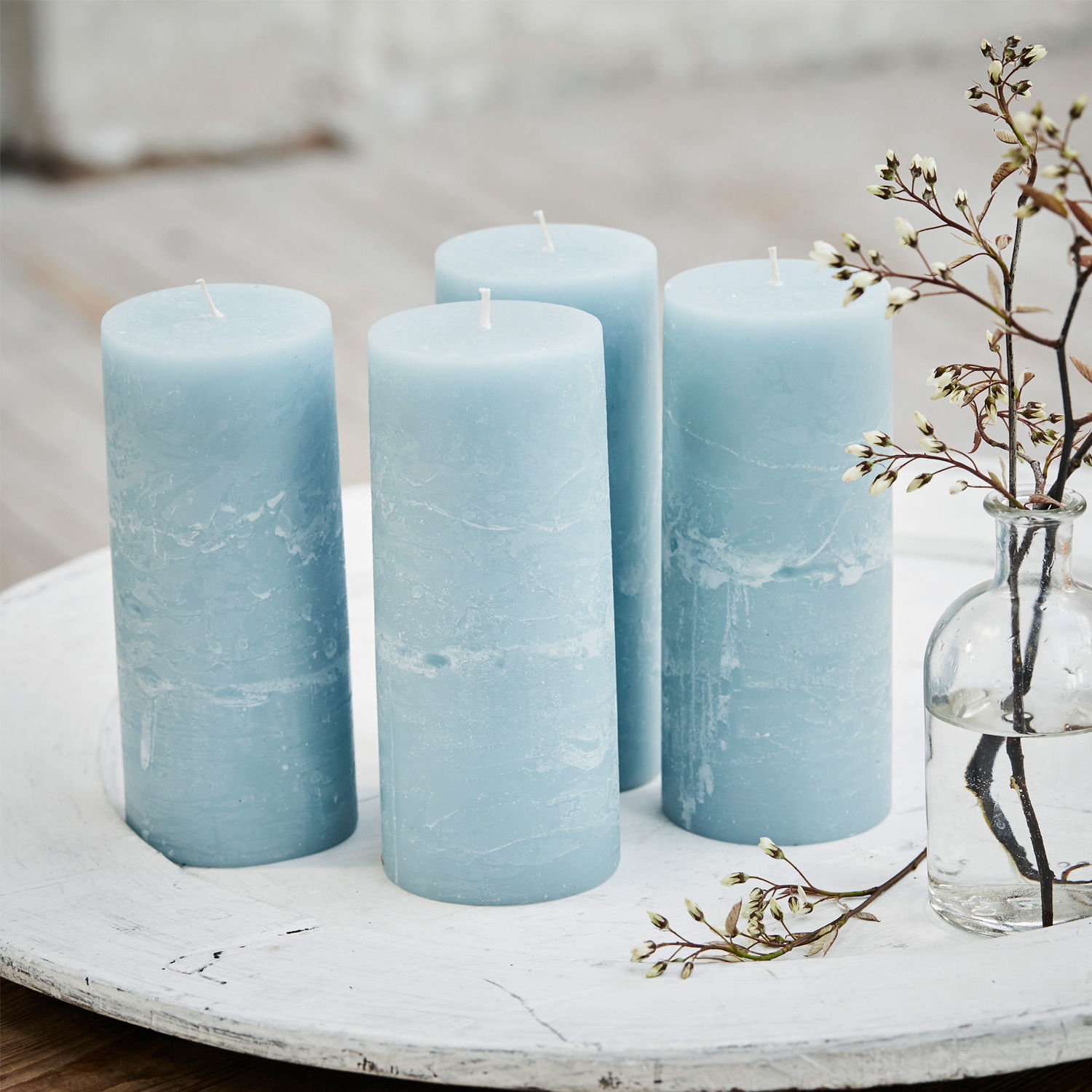 Lot de 4 bougies Homel