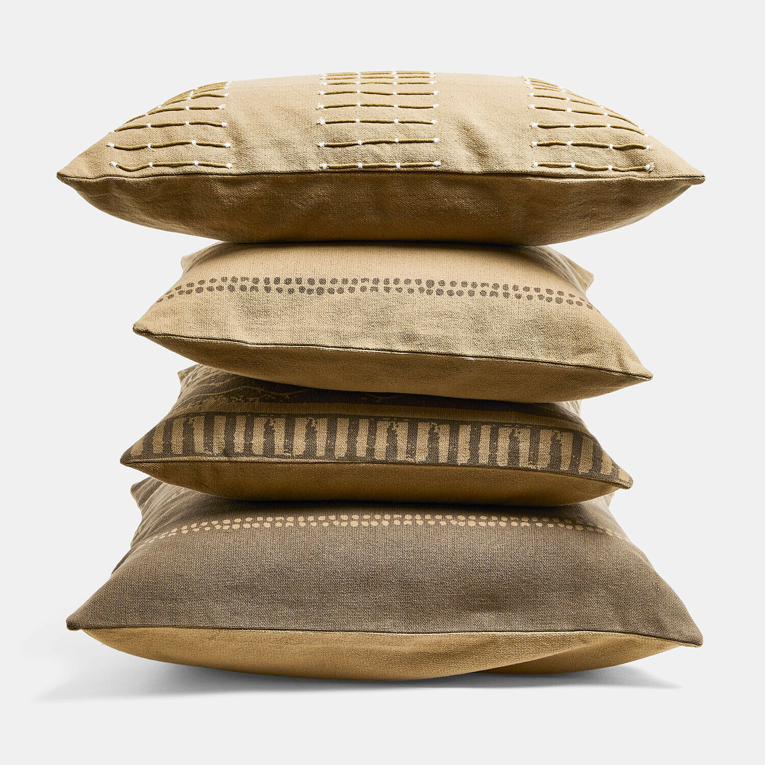 Lot de 4 housses de coussins Patti