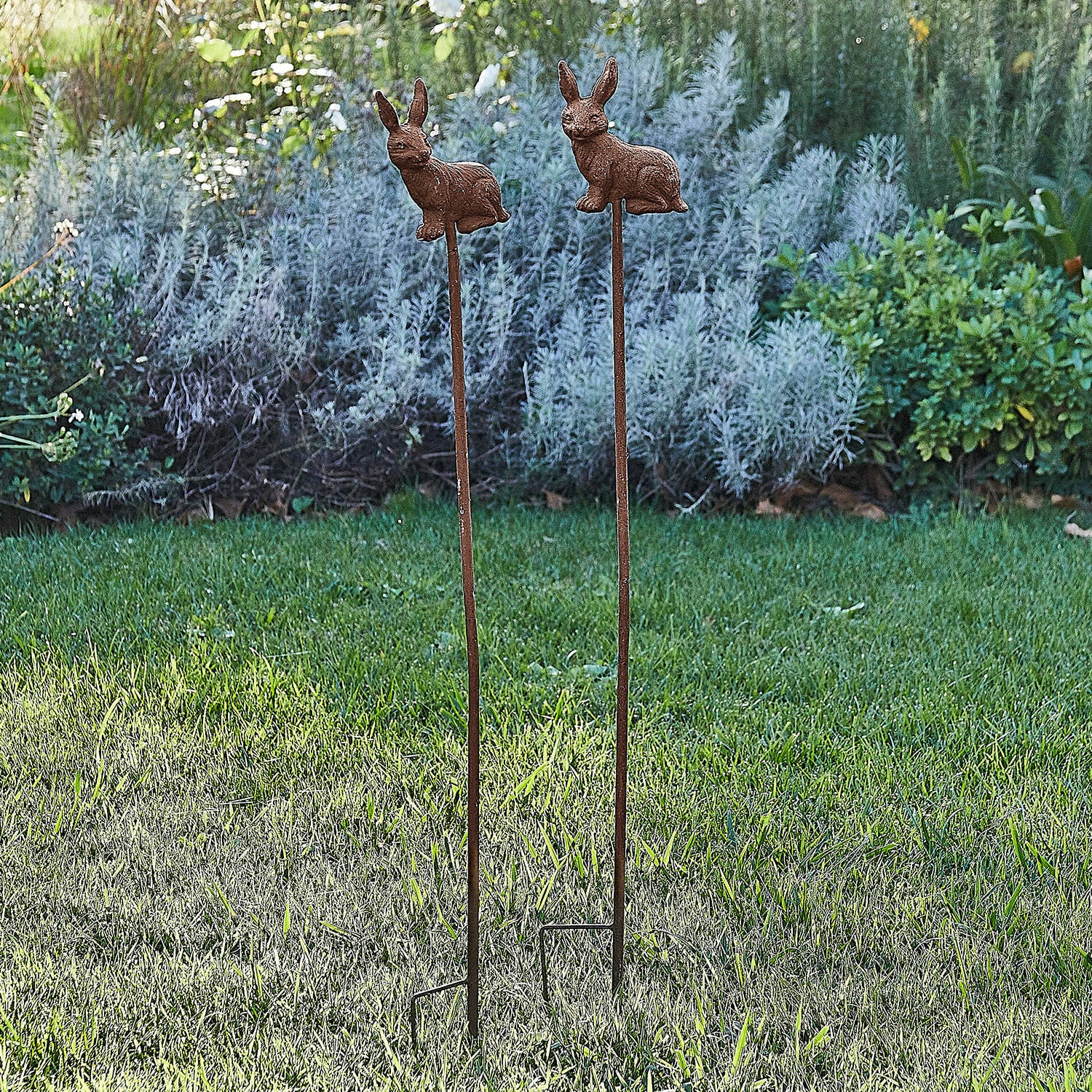 Lot de 2 piques de jardin Dariyah