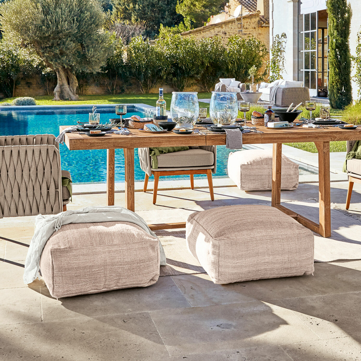 Pouf intérieur et extérieur Pralong