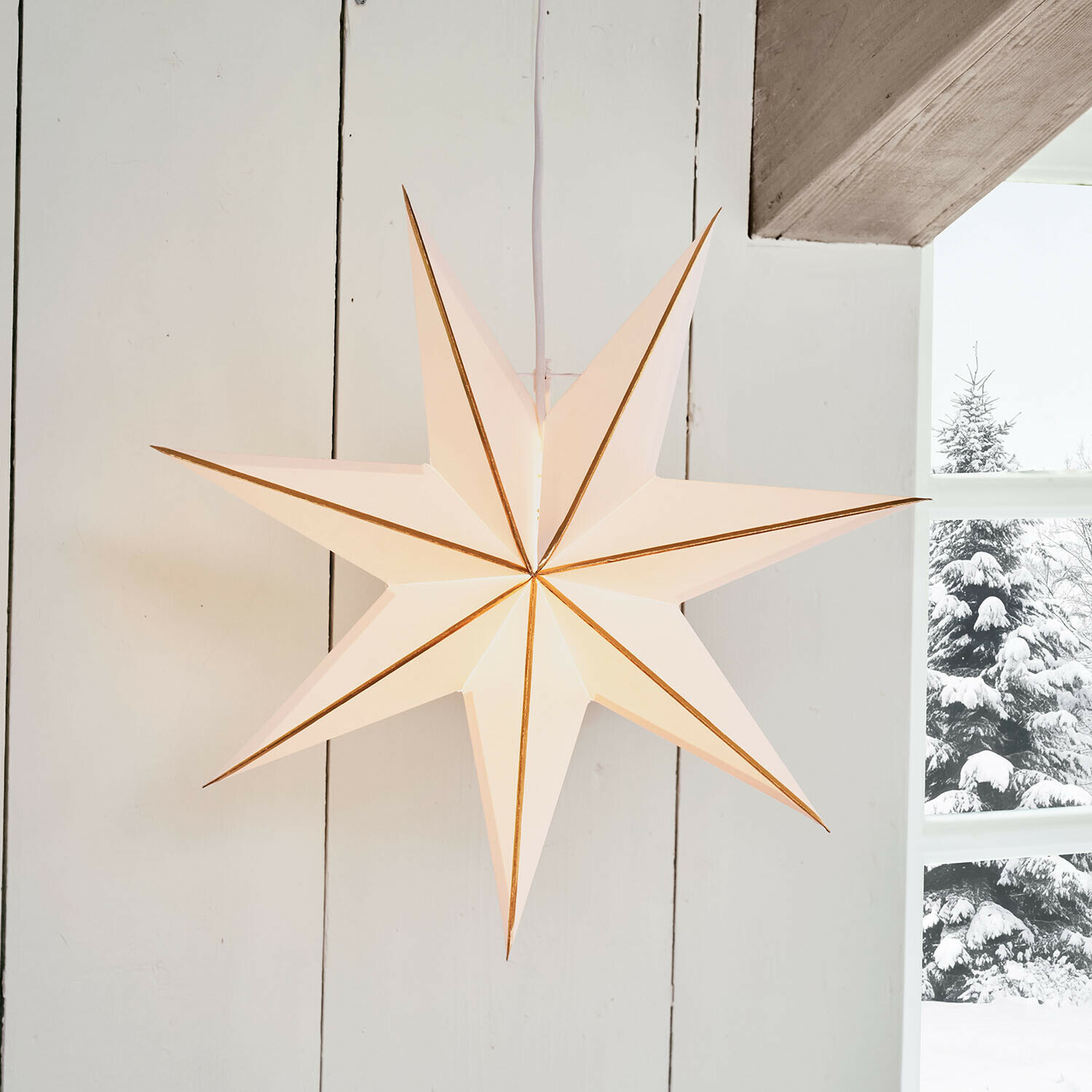 Étoile lumineuse en papier Stardomen