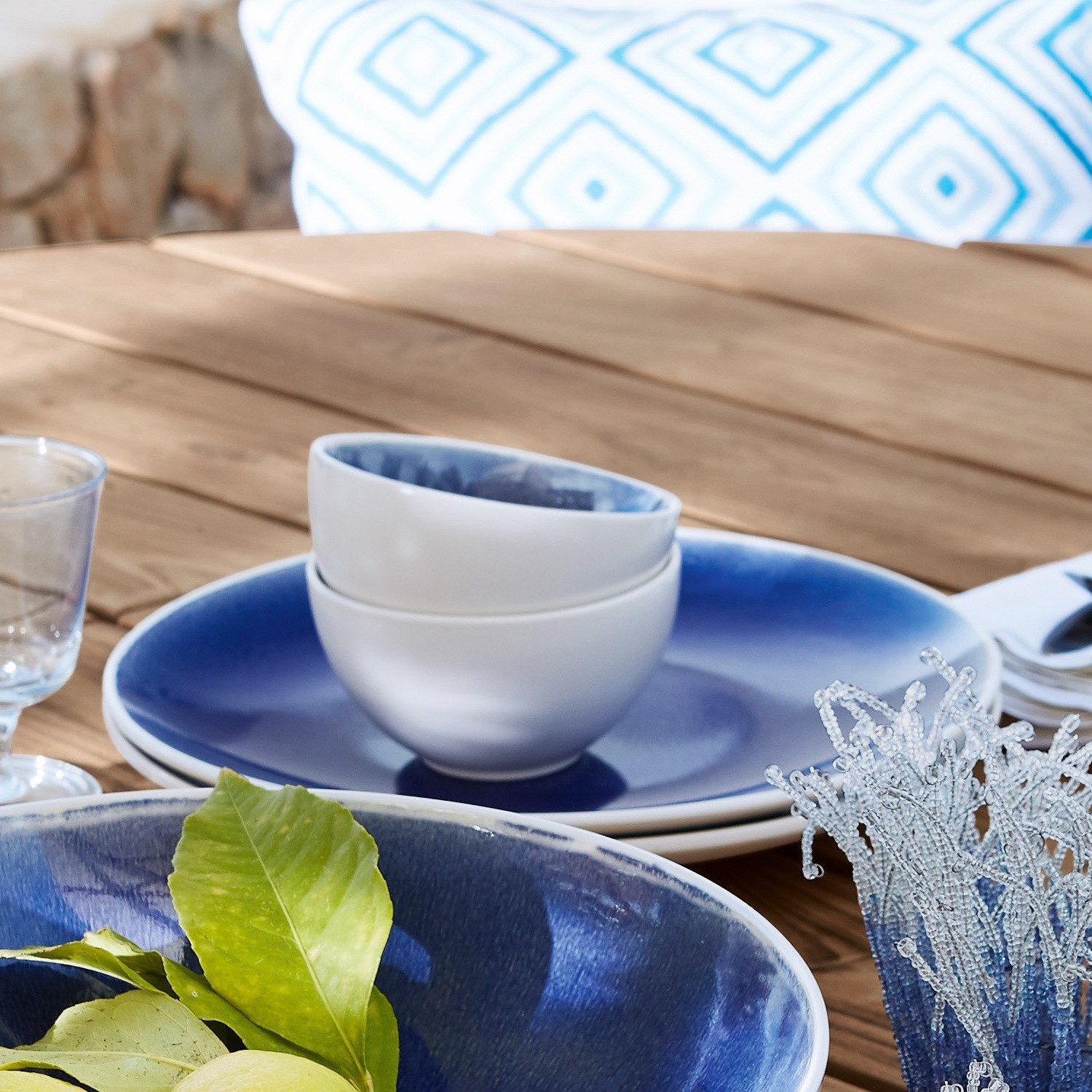 Lot de 2 assiettes Porslin
