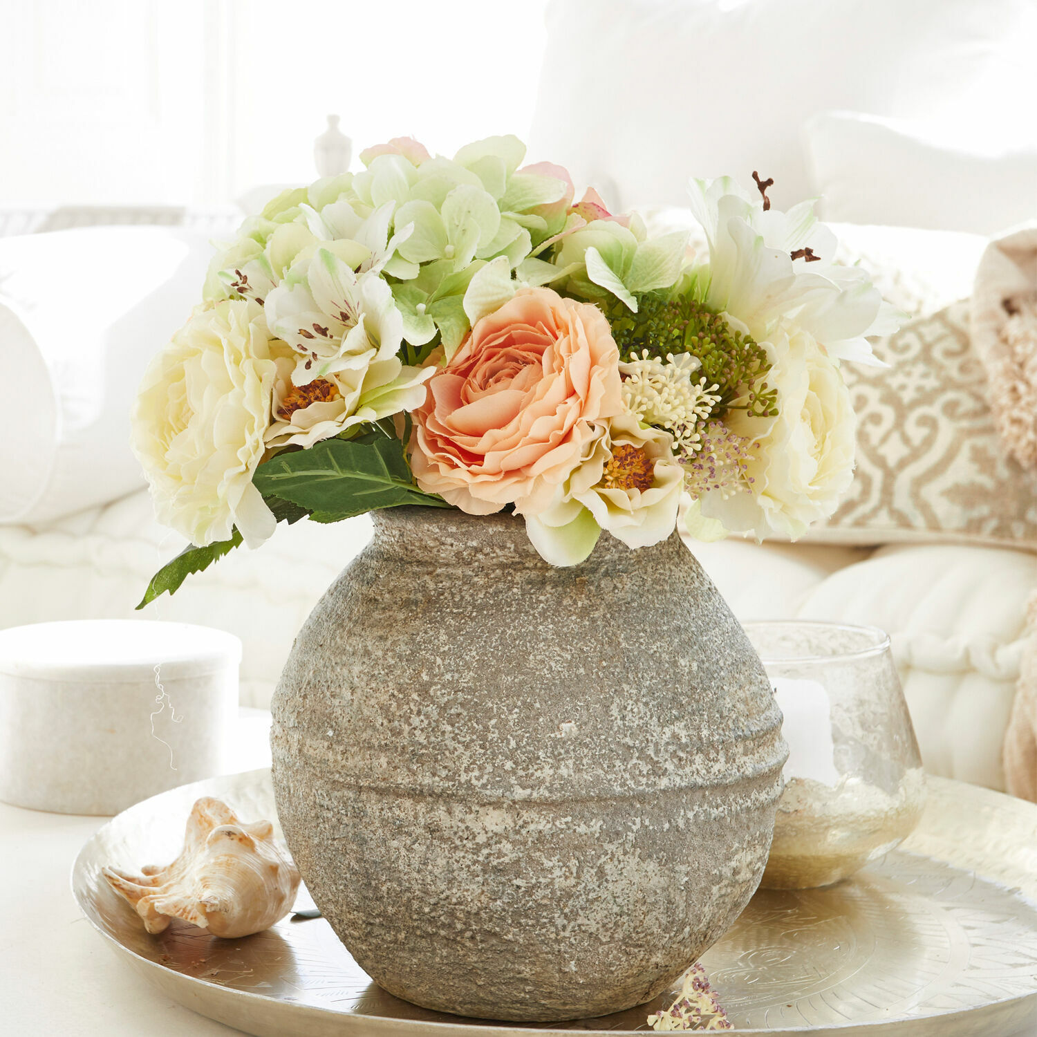 Lot de 2 bouquets décoratifs Alissia