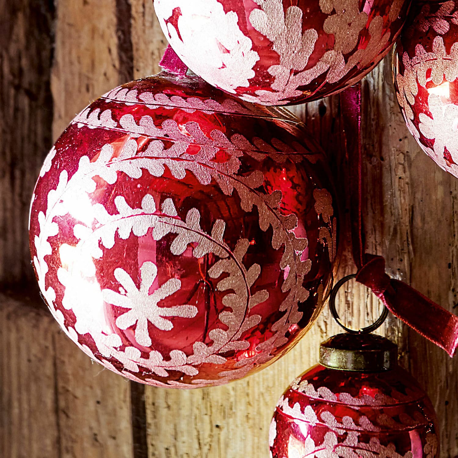 Lot de 6 décorations de Noël Talwyna
