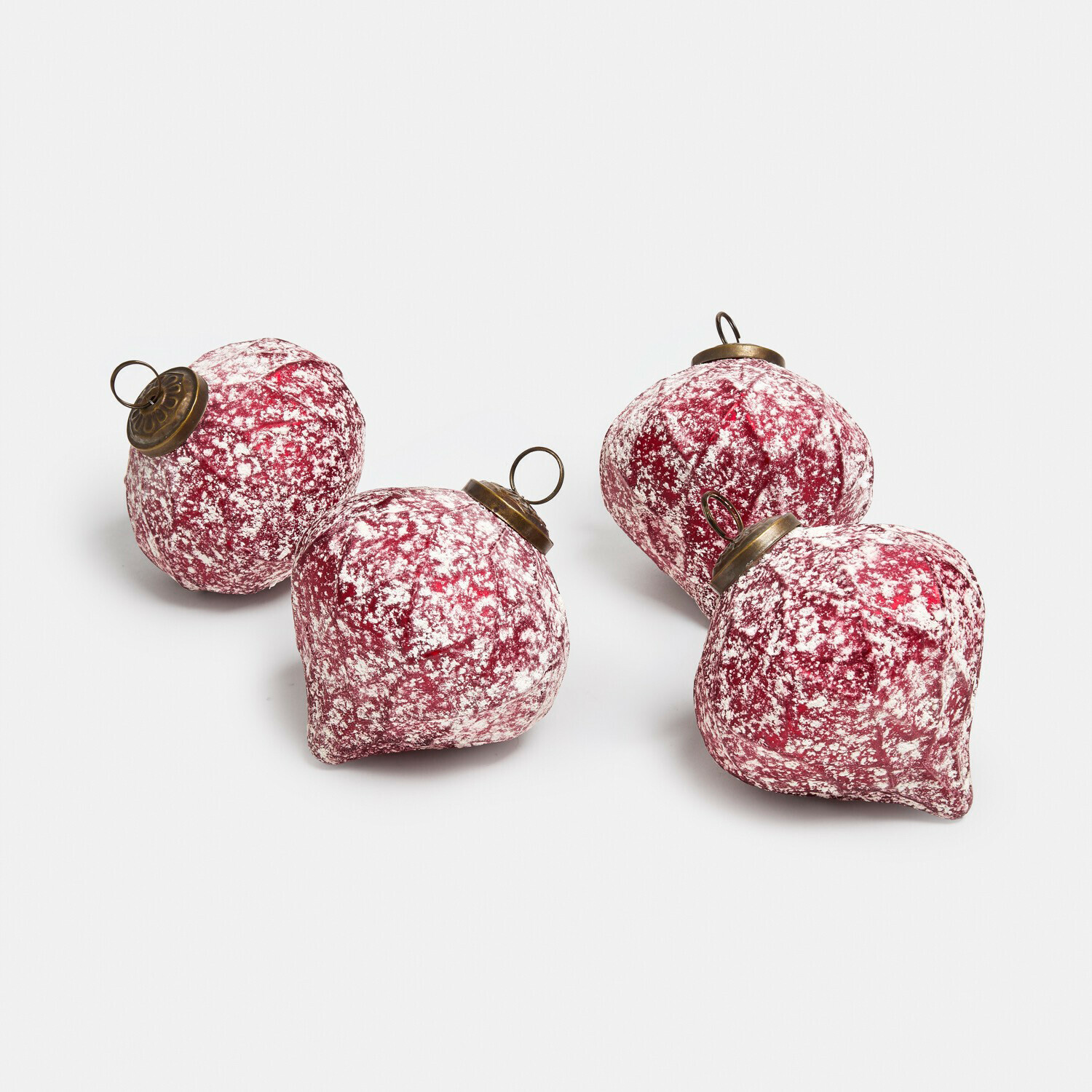 Lot de 4 boules de Noël Ysavelle