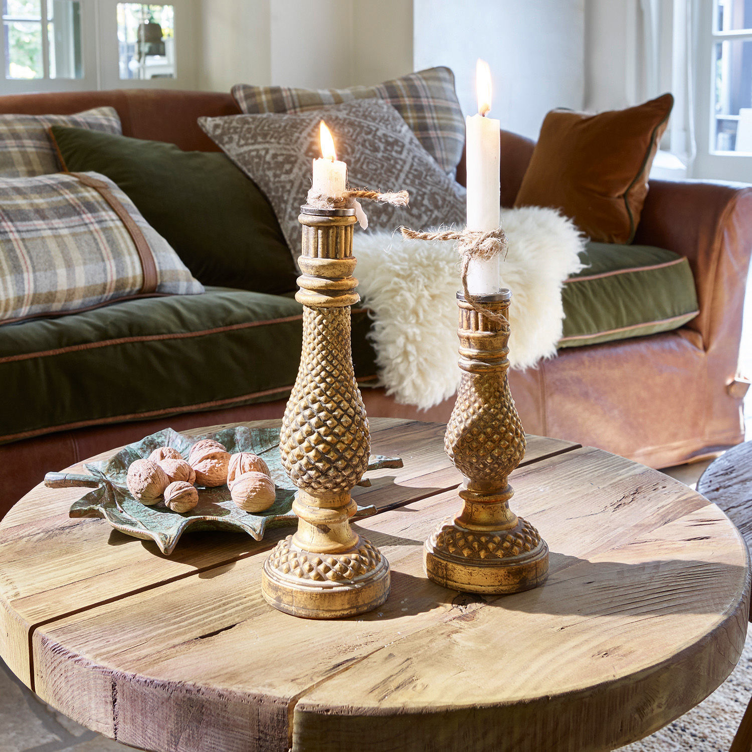 Lot de 2 bougeoirs Rioux