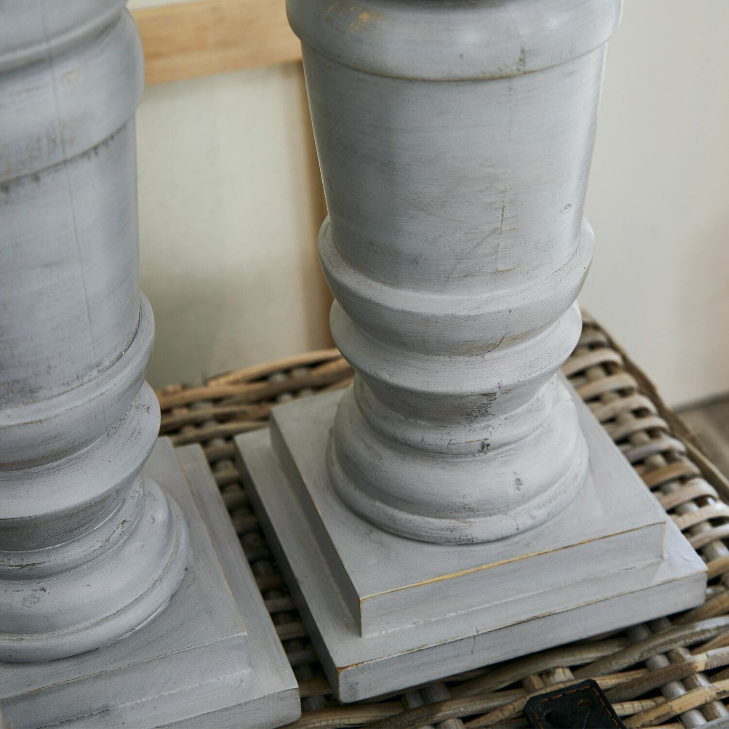 Lot de 2 bougeoirs Lobata