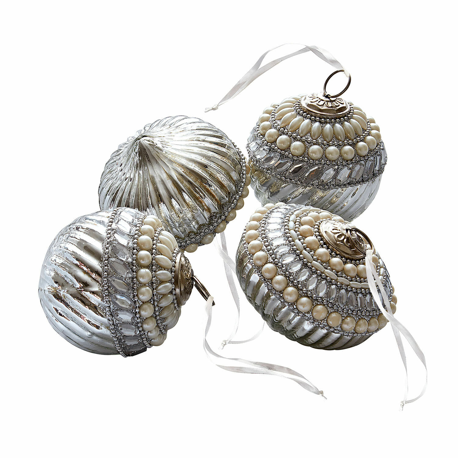 Lot de 4 boules de Noël Savonelles